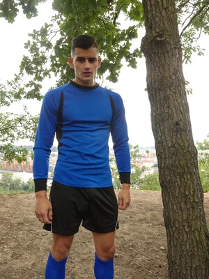 Athletic Luke Geer Strips And Exposes His Hard Cock Outdoors.