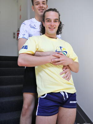 Hooking up our cute mates Reece and Connor