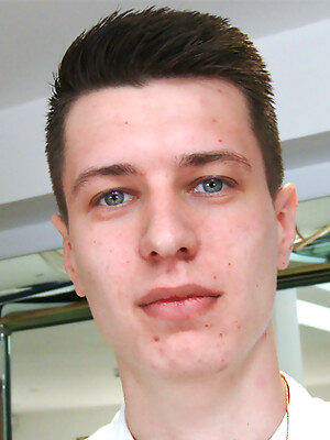 Tall Young & Lean Zack Hanson Wanks his Long Uncut Cock & Pumps his Hole with a Dildo!