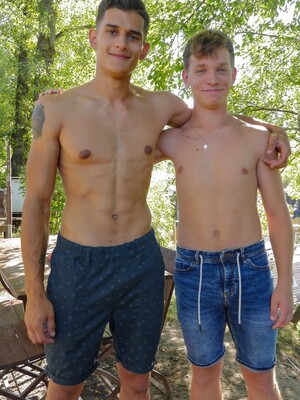 Tiny Twink Jacob Dolce Gets Hammered By Fit Jock Luke Geer.