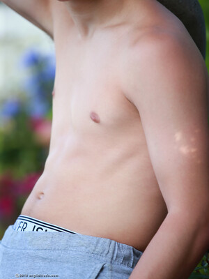 Young Straight Footballer George Shows us his Lean & Toned Body & Big Uncut Cock!