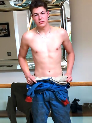 Young Straight & Horny Motorsport Racer Jack Stewart gets Manhandled & Shoots his Load!
