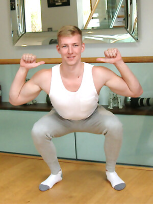 Straight Young Christian Wanks his Massive 9 Inch Uncut Cock & Squirts a Load of Cum!