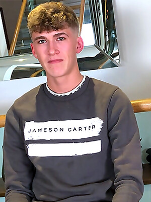 Straight Slim & Toned Jameson Shows off his Body & Wanks his Big Uncut Cock & Shoots his Load!