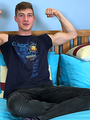 Straight Stud Returns & Pumps his Hole with Dildos & his Rocket Uncut Cock Cums Everywhere!