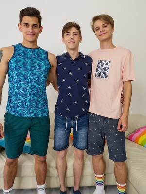 Beno Eker, Luke Geer, Kieran Karlsson fuck