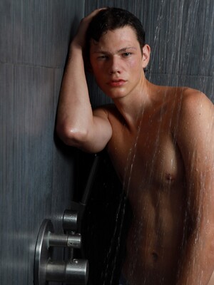 Lukas very hot shower shoot!