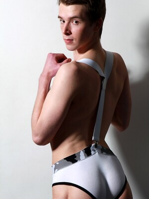 David posing nude