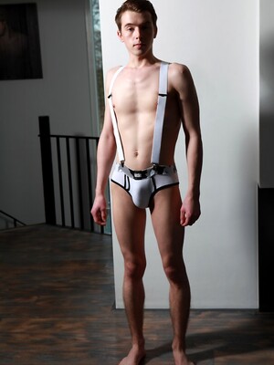 David posing nude