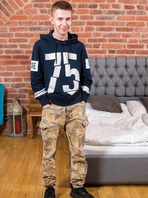 Dominik Black twink erotic  solo