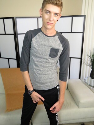 Skinny twink Ryan Rodriguez solo