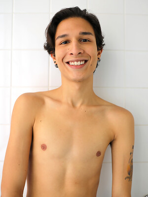 Bath time for Andy Samuel