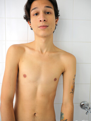 Bath time for Andy Samuel