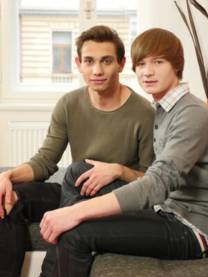 Hot gay boys Lior Hod and Antony Carter fucking