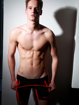 Yannick fashion model posing glamour