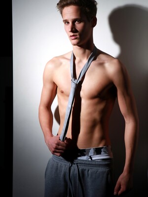 Yannick fashion model posing glamour
