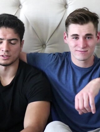 Russ Logo First-Time Gay Sex with Lucas Garza