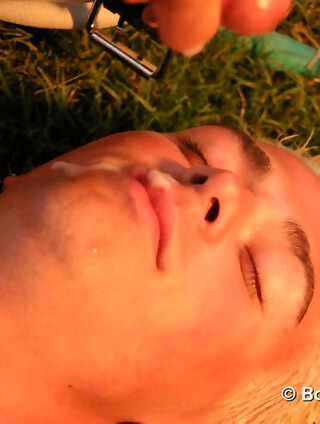 Shane Allen Pissed On By Four Boys