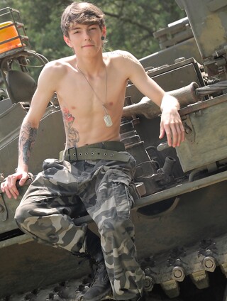 Young Soldiers Use Their Weapons The Right Way