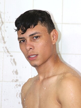 Showering With A Latino Boy